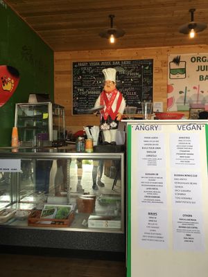 Food, smoothies, juices, coffees! at Angry Vegan in Penticton