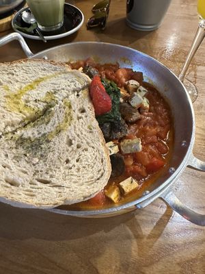 Vegan shashuka  at Zenith in Lisbon