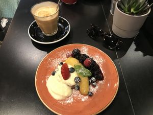 Banana bread at Zenith in Lisbon