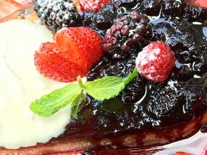 French toast (vegetarian) at Zenith in Lisbon