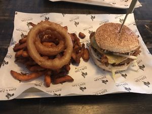 The sweet potato fries are amazing!!! at Beer and Bird in St Ives