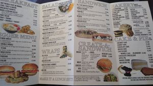 Menu1/2 at Joma Bakery Cafe - That Luang in Vientiane