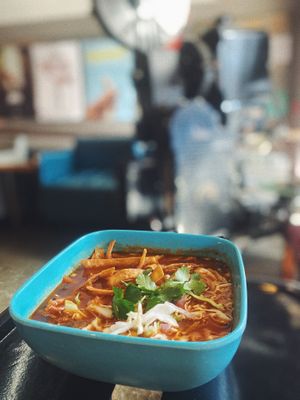 Red Pozole at The New Parkway in Oakland