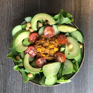 Avocado salad at Juice Junkie in Augsburg
