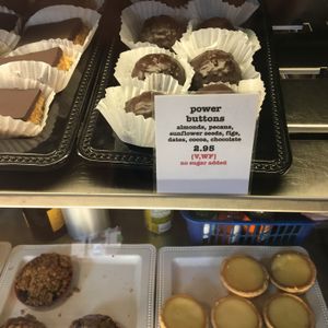 Dessert case at Rebar Modern Food in Victoria