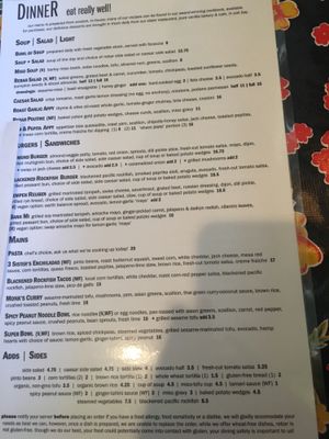 Menu at Rebar Modern Food in Victoria