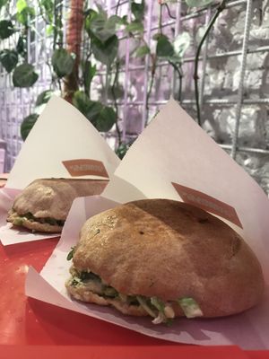 Greek pitas  at Complex Burger in Moscow