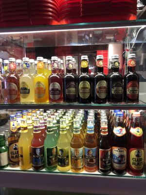 Lots of drinks to choose from at Complex Burger in Moscow