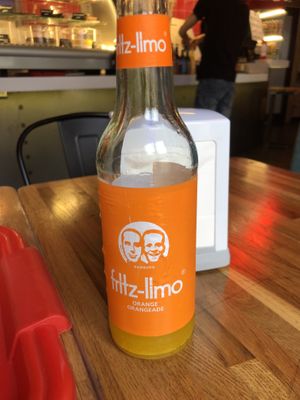 German fruity sodas are sold here too at Complex Burger in Moscow