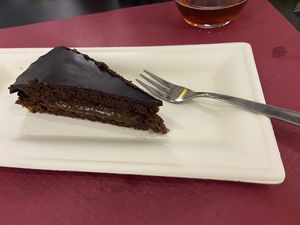 Torta sacher #Veganuary at Alice e Viola in Collegno