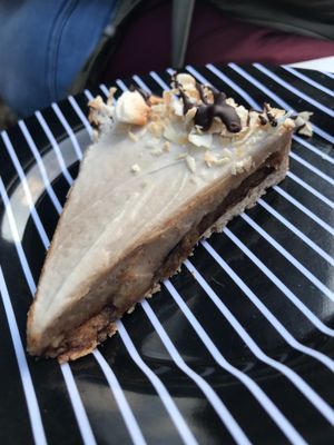 a banana nut tart  at Sweet Vegan in Antwerpen