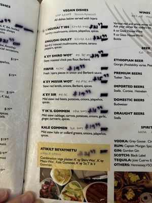   at Abyssinia Ethiopian in Calgary