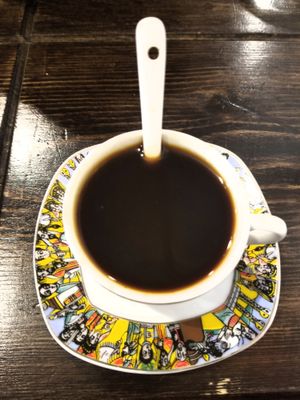 Mmmm Banna coffee Ceremony! at Abyssinia Ethiopian in Calgary