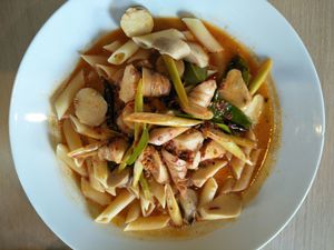 Penne Tom Yum at Bangkok Story in Bangkok