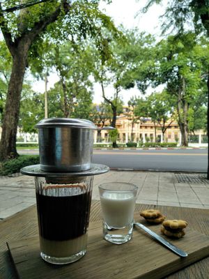 Hot Thai Tea at Bangkok Story in Bangkok