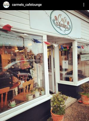 Cosy, local,family run cafe. Lots of vegan homemade food.  at Cafe Carmel in Bacton