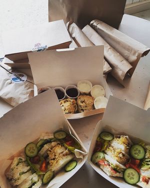 Afternoon tea delivered locally at Cafe Carmel in Bacton