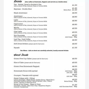 2022 updated menu  #Veganuary at Cafe Carmel in Bacton