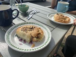 Pasty  at Cafe Carmel in Bacton