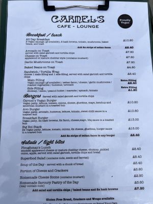   at Cafe Carmel in Bacton