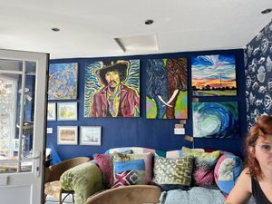   at Cafe Carmel in Bacton