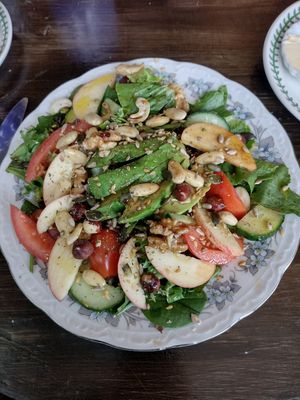 The delicious Superfood Salad. at Cafe Carmel in Bacton