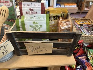 Some vegan snacks   at Columbia Mercantile 1855 in Columbia