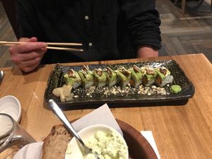 Vegetable King Roll (Vegetarian) at Salt in Tirana