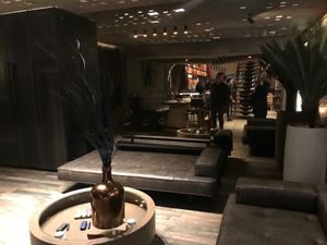 Downstairs area at Salt in Tirana