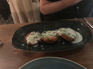 Mushroom Croquettes (Vegetarian) at Salt in Tirana
