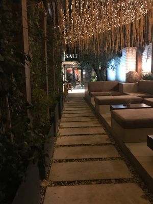 Outdoor area at Salt in Tirana