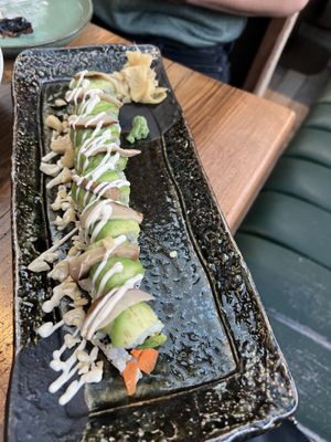 King roll (only the mayo is not vegan, ask without)  at Salt in Tirana