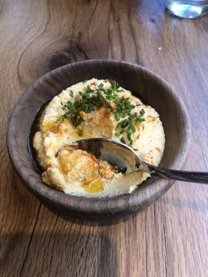 Hummus at Salt in Tirana