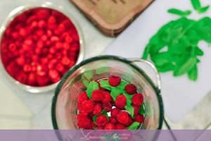 raspberry-mint at Levendula Kezmuves Fagylaltozo in Szeged