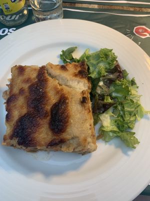   at Aubergine Cafe in Corfu