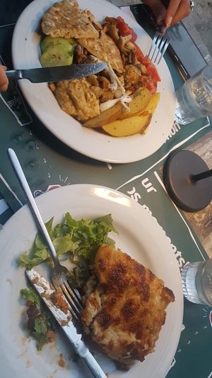  at Aubergine Cafe in Corfu