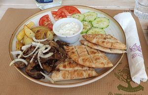  at Aubergine Cafe in Corfu