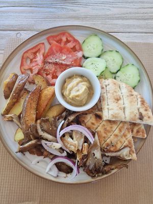  at Aubergine Cafe in Corfu