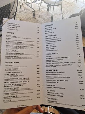  at Aubergine Cafe in Corfu