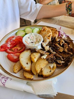  at Aubergine Cafe in Corfu