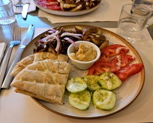  at Aubergine Cafe in Corfu