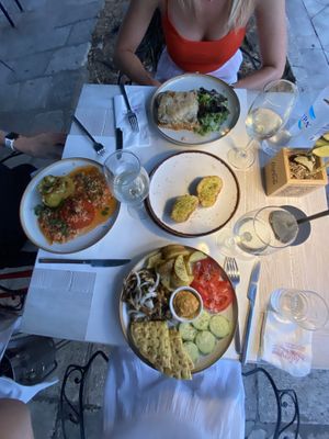Gyros  at Aubergine Cafe in Corfu