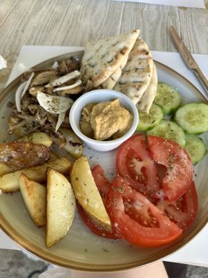   at Aubergine Cafe in Corfu