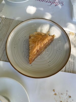   at Aubergine Cafe in Corfu