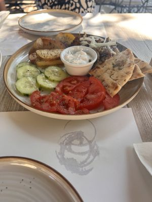   at Aubergine Cafe in Corfu