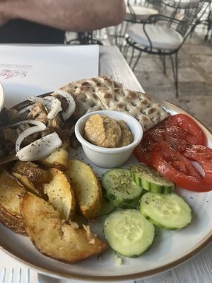   at Aubergine Cafe in Corfu