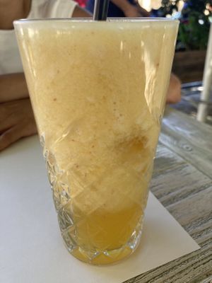 mixed fruit  at Aubergine Cafe in Corfu