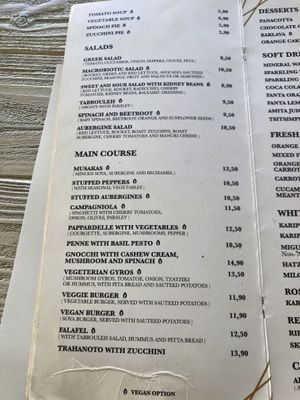   at Aubergine Cafe in Corfu