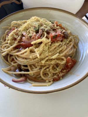   at Aubergine Cafe in Corfu