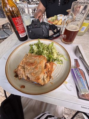   at Aubergine Cafe in Corfu